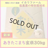 【４年産】あきたこまち　玄米30kg