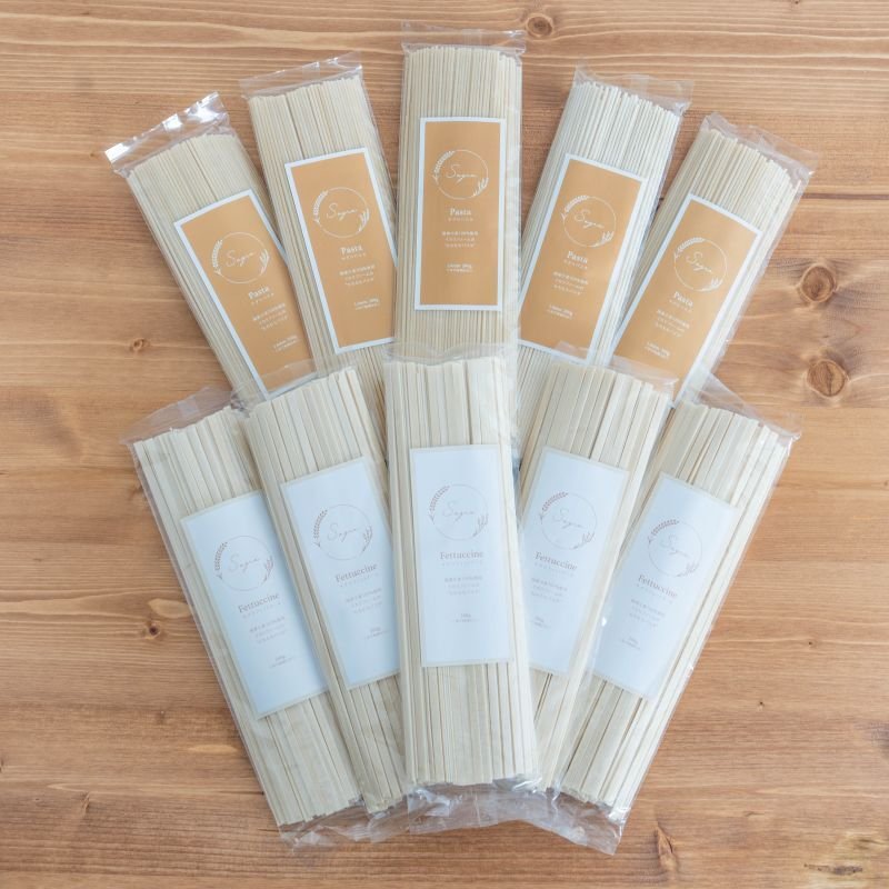 画像1: 【Sale】パスタ　1.6ｍｍとフィットチーネ　各５個セット　【賞味期限：2026/08】