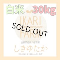 新米【６年産】しきゆたか　白米３０kg
