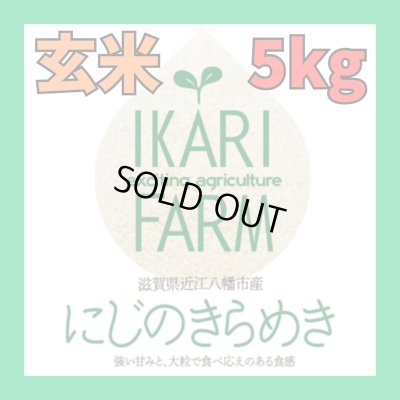 画像1: 新米【６年産】にじのきらめき　玄米５kg
