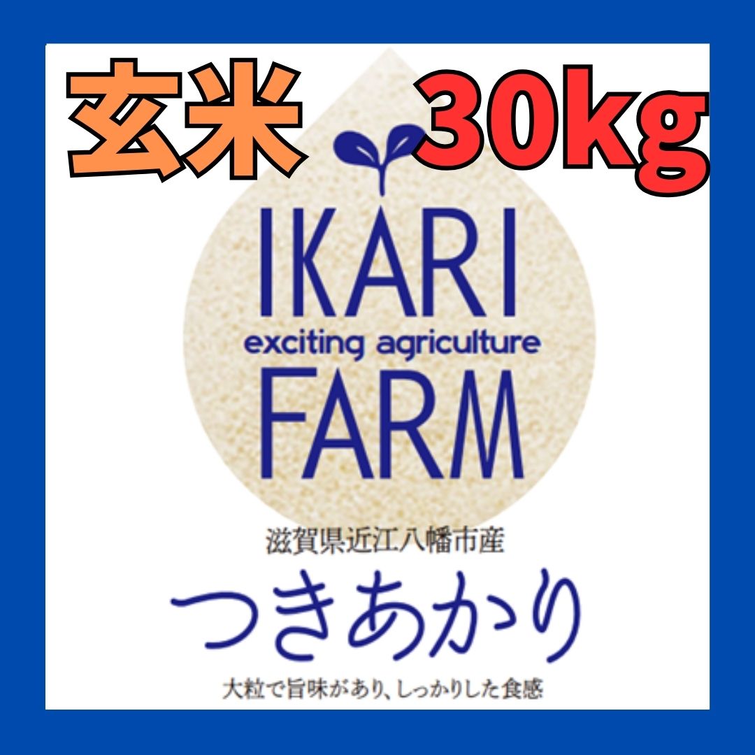 【5年産】つきあかり　玄米30kg（30ｋｇ×1袋）