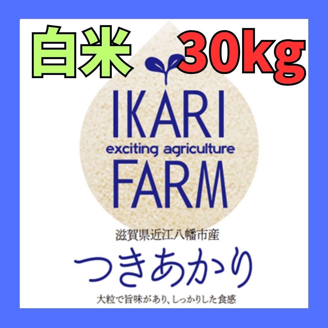 【5年産】つきあかり　白米３０kg（30ｋｇ×１袋）