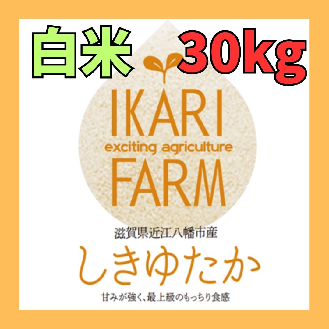 【５年産】しきゆたか　白米３０kg